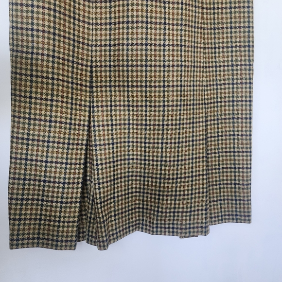 Blarney Woollen Mills Pure Wool Houndstooth Skirt Ireland NWT - Picture 6 of 10